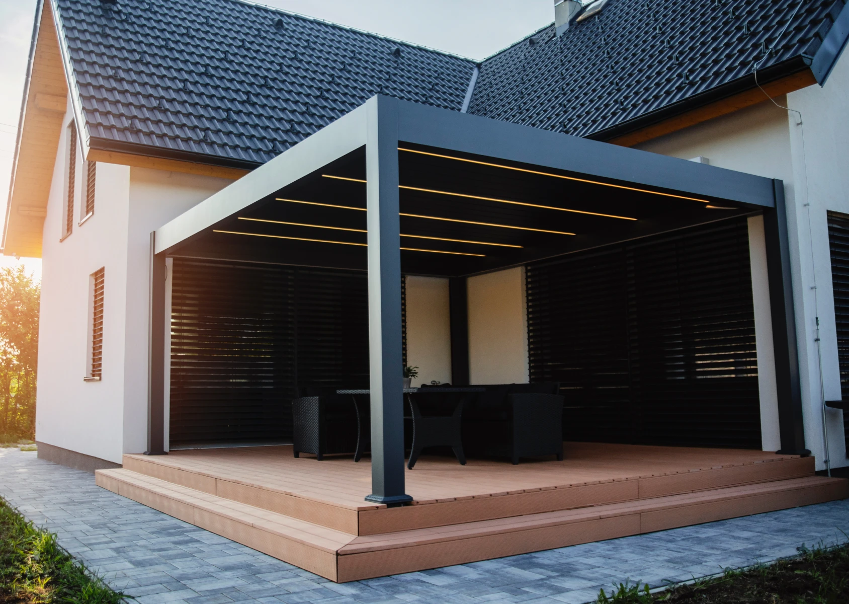 Bioklimatická pergola 6x3m / Premium