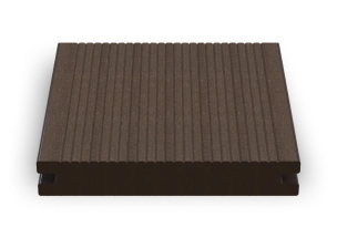  WPC doska chocolate s textúrou a drážkami